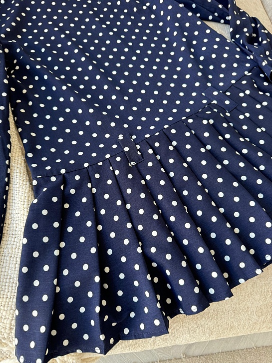 Женское синее платье MIU MIU