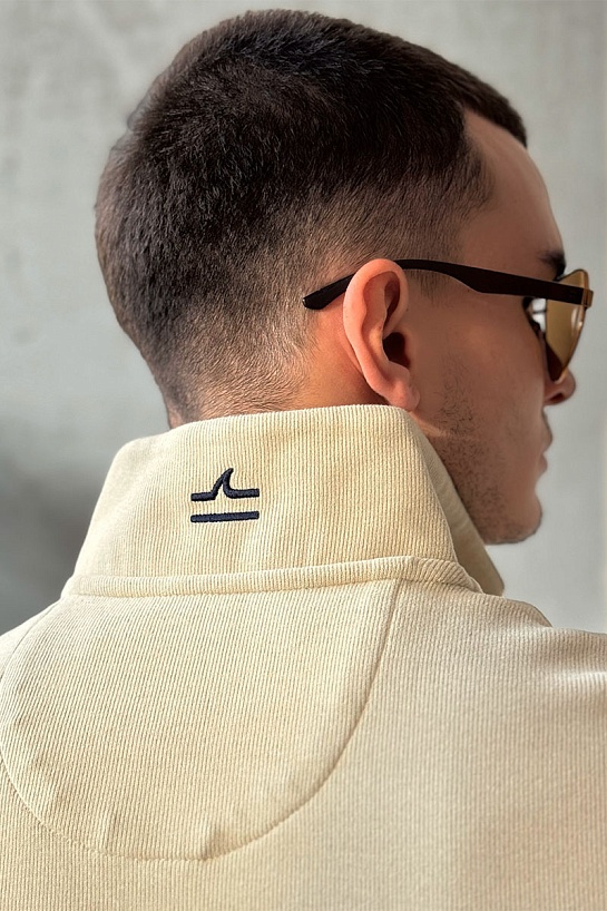 Кофта с высоким горлом Paul & Shark logo-patch - Beige