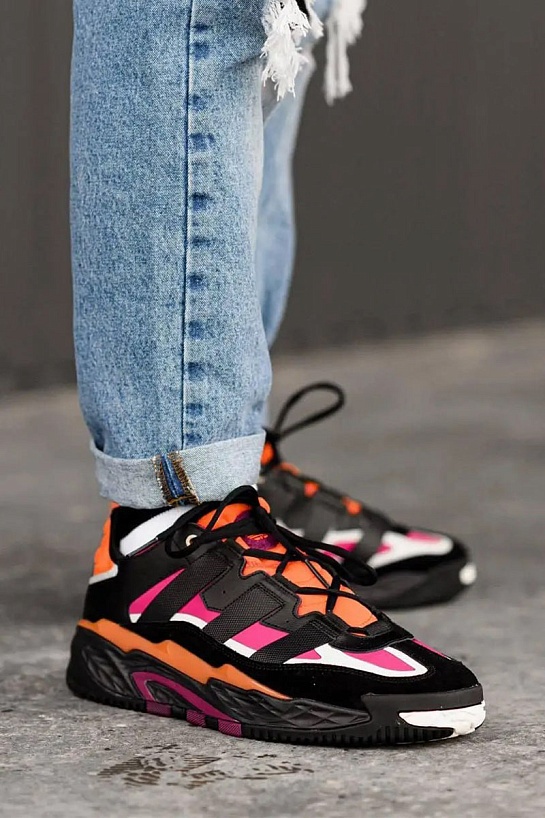 Кроссовки Adidas Niteball Black Power Berry