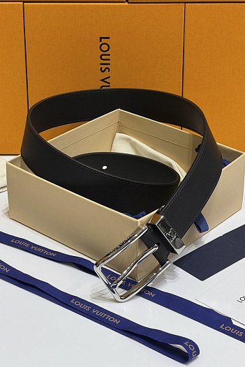 Кожаный ремень Louis Vuitton Pont Neuf premium   