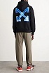 Чёрное худи Off-White Metal Arrow logo-print