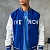 Мужской бомбер Givenchy Varsity logo-embroidered - Blue / White