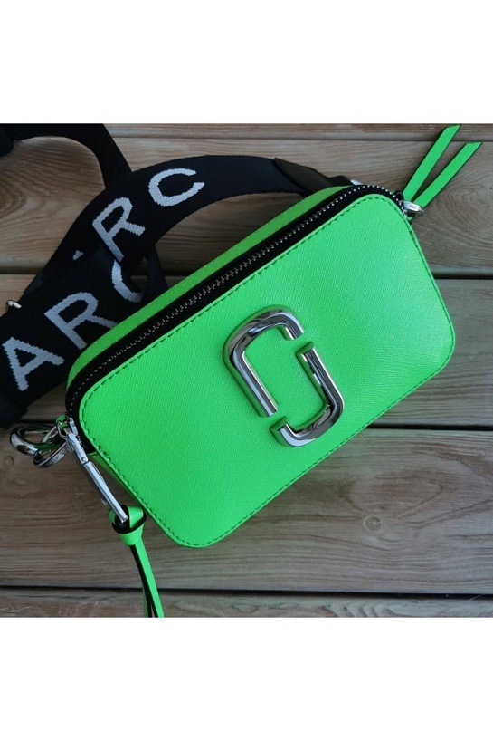 Кожаная сумка Marc Jacobs 25x16 см - Green