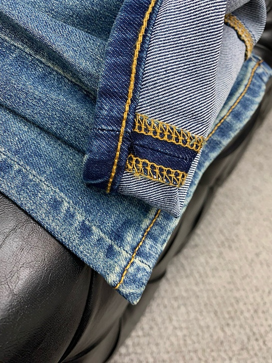 Мужские синие джинсы Kiton Premium