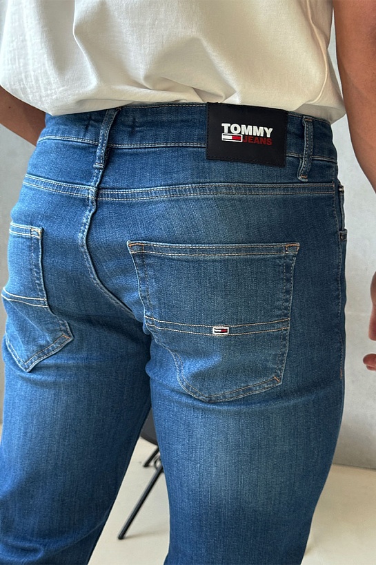 Мужские синие джинсы Tommy Hilfiger Austin Slim Tapered