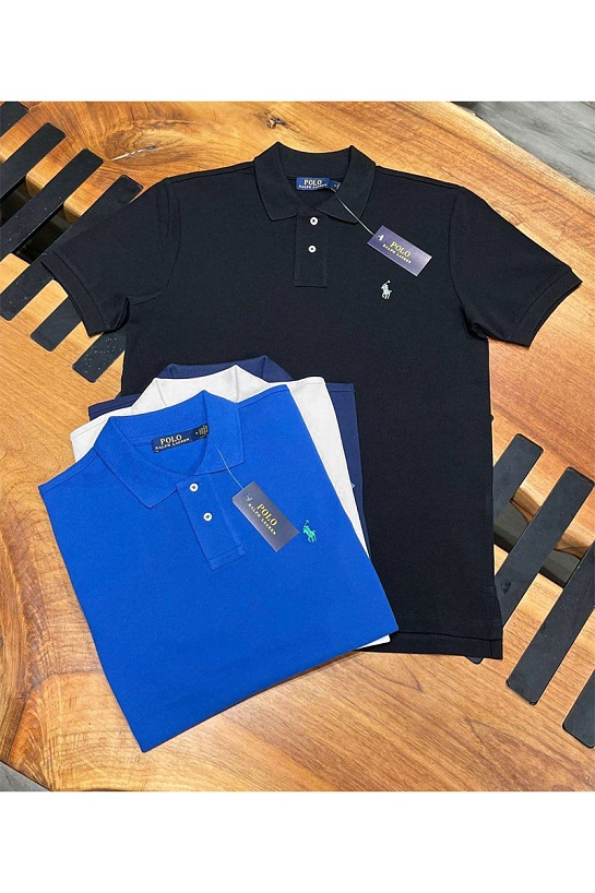 Мужское белое поло Polo Ralph Lauren classic