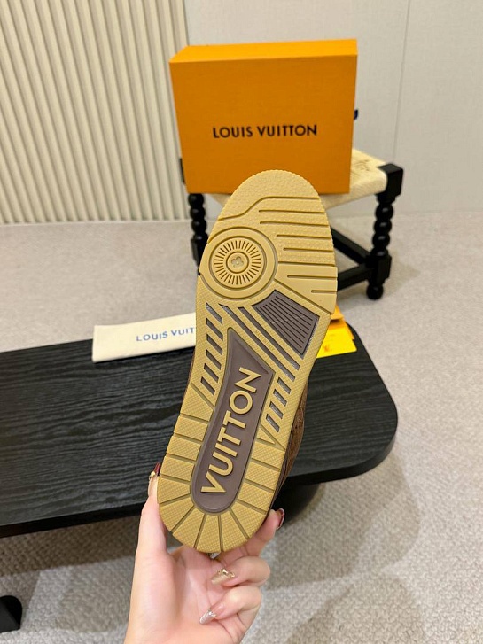 Мужские кроссовки Louis Vuitton Trainer - Brown