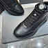 Кожаные кроссовки с мехом Brunello Cucinelli high-top - Black