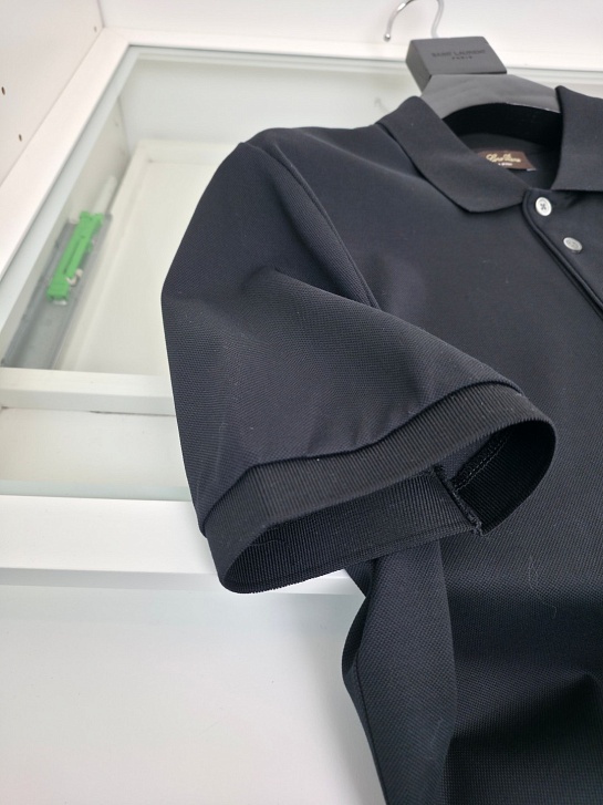 Мужское чёрное поло Brunello Cucinelli premium