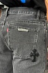 Мужские джинсы Chrome Hearts multi-patch - Black Washed