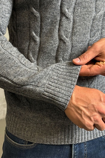 Мужской свитер Loro Piana premium - Dark Grey   