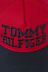 Мужская красная бейсболка Tommy Hilfiger logo-embroidered