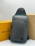 Кожаная сумка Louis Vuitton Avenue Sling Monogram Eclipse Reverse 30x18 см