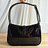 Женская лакированная сумка Yves Saint Laurent le 5 a 7 25x16 см - Black