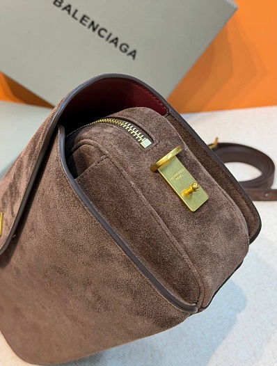 Замшевая сумка Balenciaga Le premium 33x13.5x10 см   