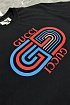 Чёрная оверсайз футболка Gucci GG logo-print