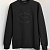 Мужской чёрный свитшот Prada logo-embroidered