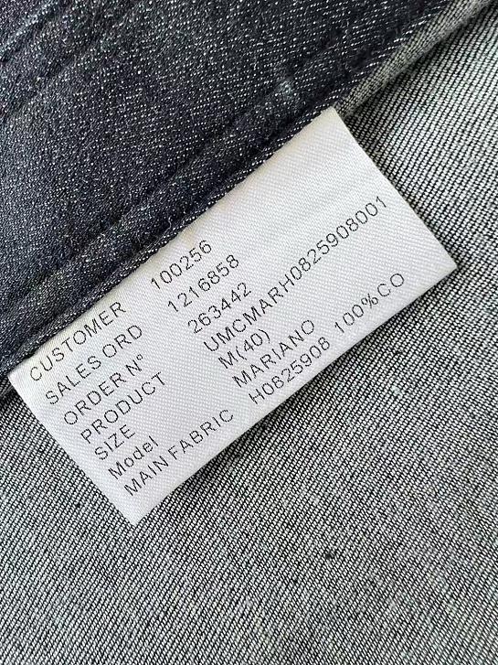 Мужская рубашка Kiton Premium - Grey Denim