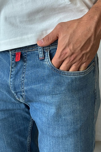 Мужские синие джинсы Kiton   