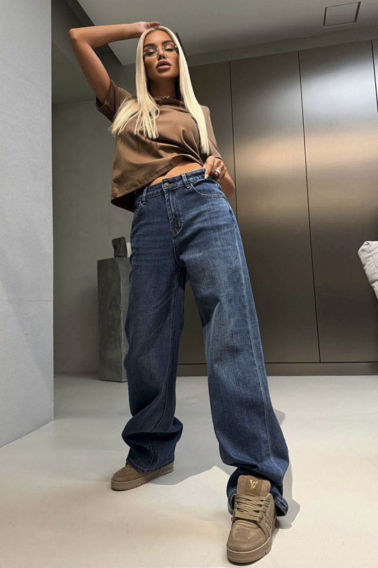 Женские джинсы Loro Piana premium - Blue