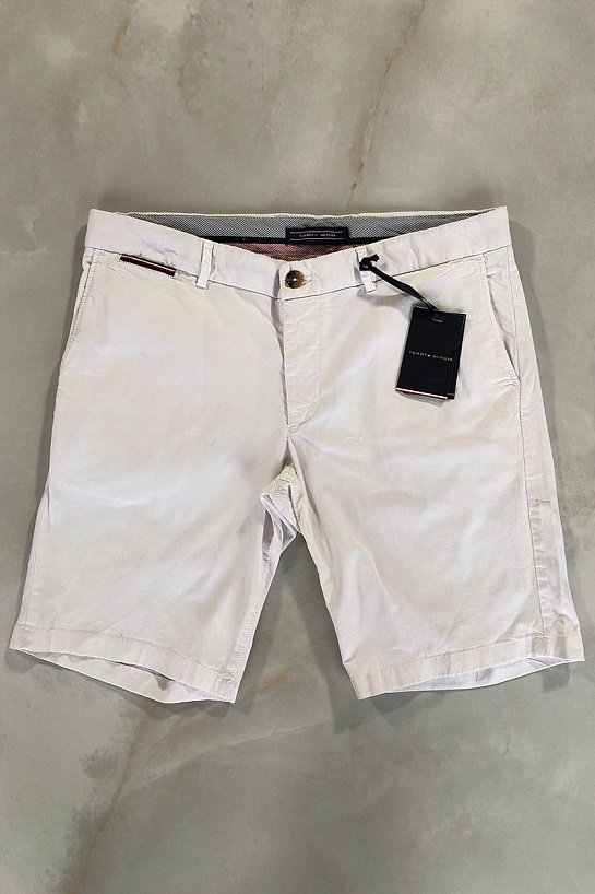 Мужские белые шорты Tommy Hilfiger