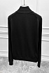 Мужской джемпер Hugo Boss quarter zip - Black