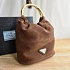 Женская замшевая сумка Prada 20x16