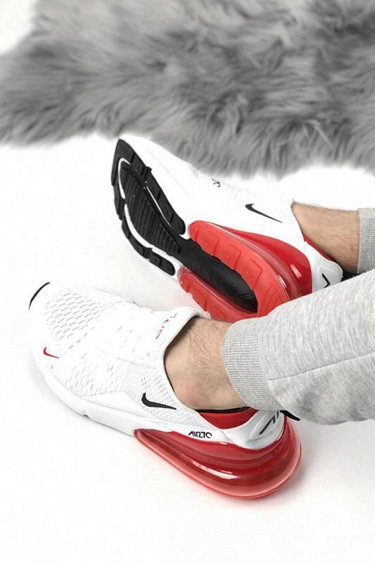 Кроссовки Nike Air Max 270 - White / Red