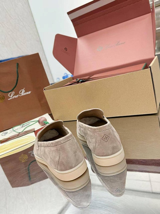 Женские замшевые лоферы Loro Piana Summer Charms Walk premium