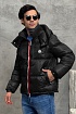 Пуховик чёрного цвета Moncler Montbeliard