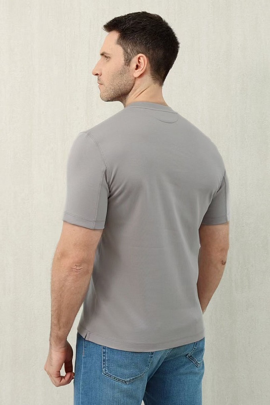 Мужская светло-серая футболка Brunello Cucinelli premium