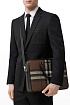 Кожаный портфель Burberry Premium 38x28x9 см