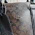 Кожаная дорожная сумка Coach monogram 50x28 см