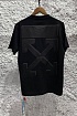 Чёрная оверсайз футболка Off-White Arrows-motif