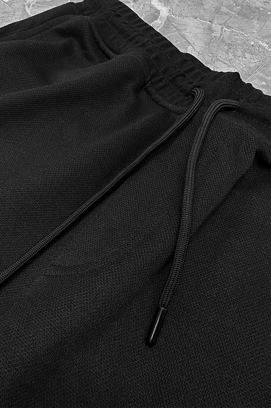 Мужские штаны Trussardi embroidered logo - Black