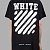 Чёрная оверсайз футболка Off-White Heavy diag spray