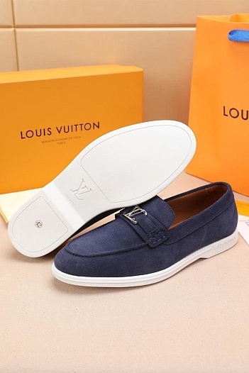 Мужские замшевые лоферы Louis Vuitton Estate   