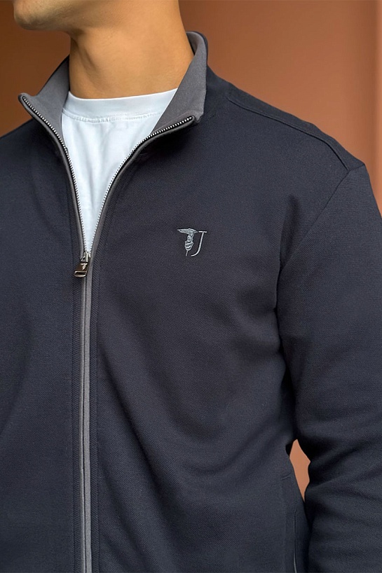 Спортивный костюм Trussardi logo-embroidered - Navy