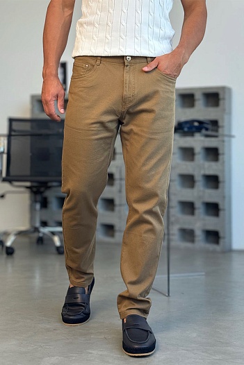 Мужские джинсы Zegna premium - Brown   