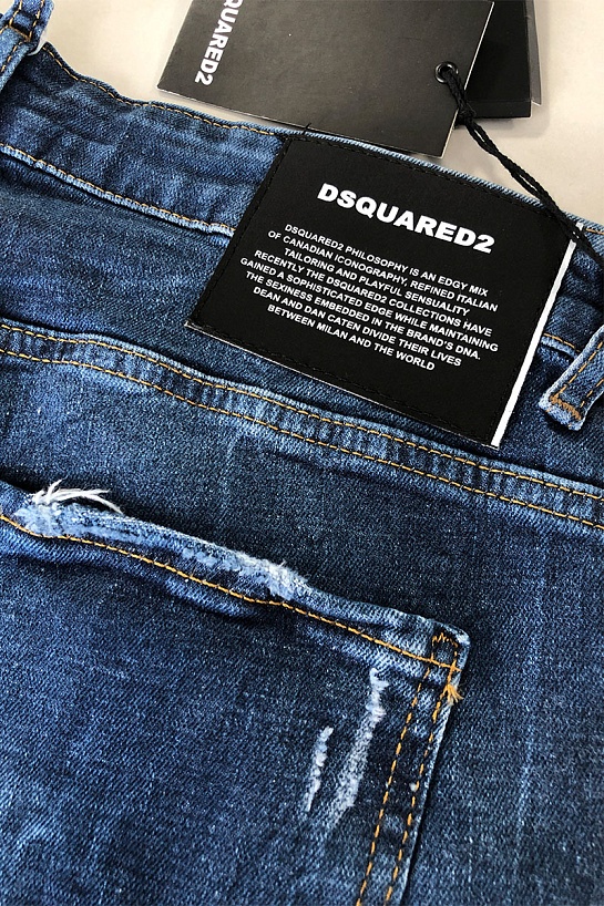 Мужские джинсовые шорты Dsquared2 SLIM