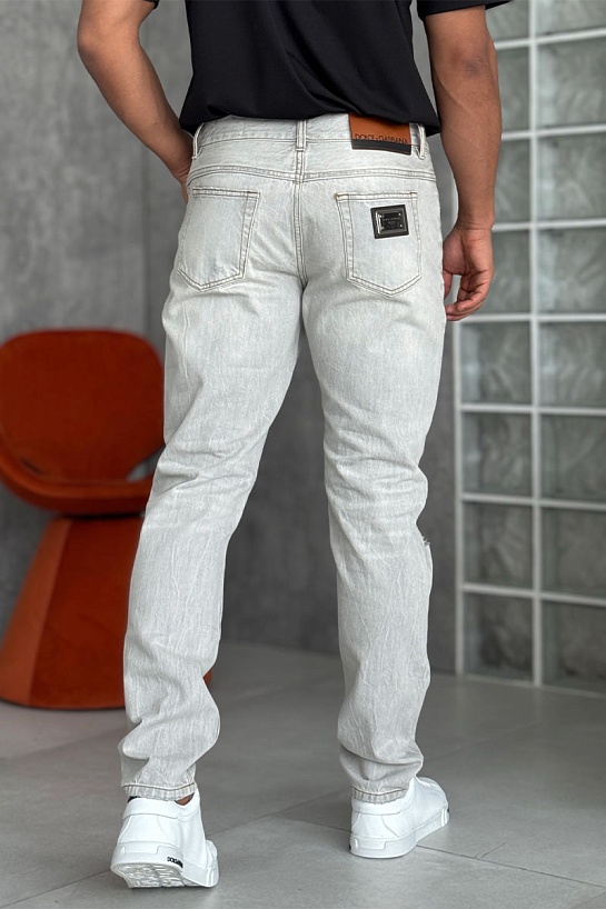 Джинсы Dolce & Gabbana regular fit Premium - Grey