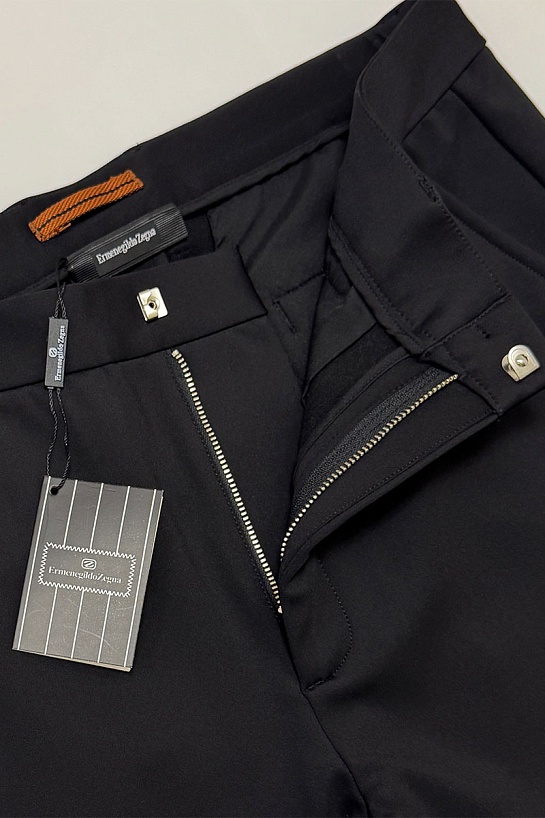 Утеплённые брюки Zegna чёрного цвета