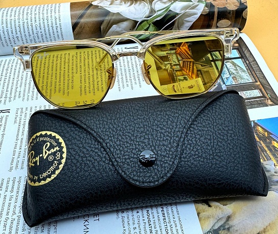 Солнцезащитные очки Ray-Ban New Clubmaster - Yellow