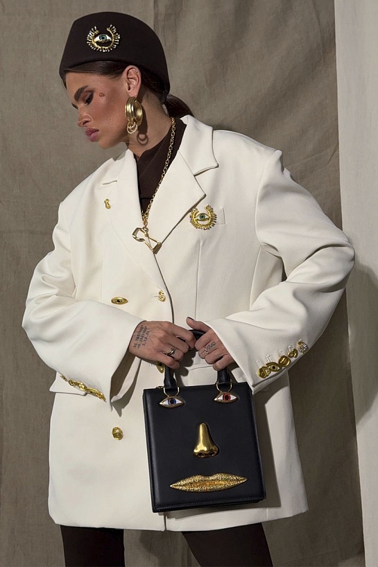 Женский белый пиджак Schiaparelli