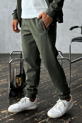 Спортивные штаны Hugo Boss logo-patch - Green   
