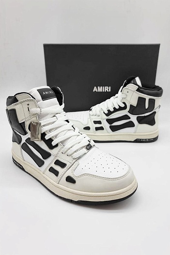 Кожаные кроссовки Amiri Skel high-top   