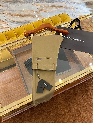 Мужские брюки Dolce & Gabbana Premium - Beige   