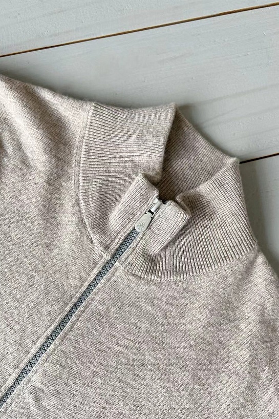 Кашемировый свитер Brunello Cucinelli Premium - Light Beige