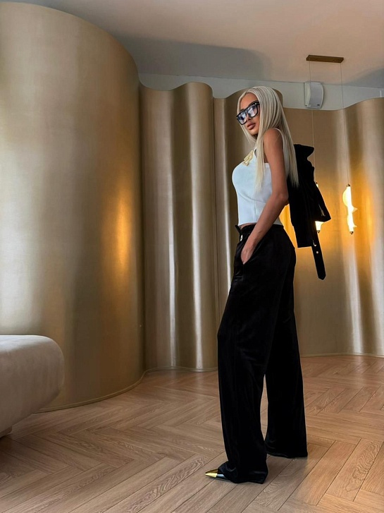 Женские брюки Schiaparelli premium - Black