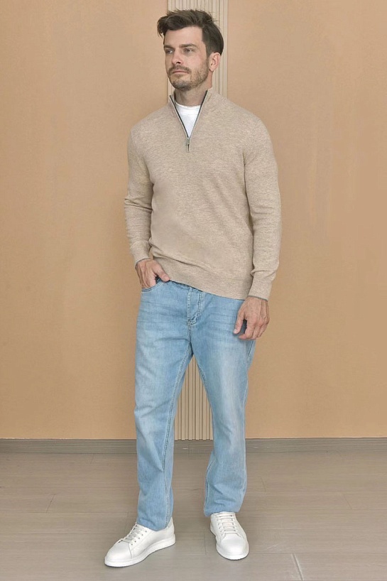 Кашемировый свитер Brunello Cucinelli Premium - Light Tan